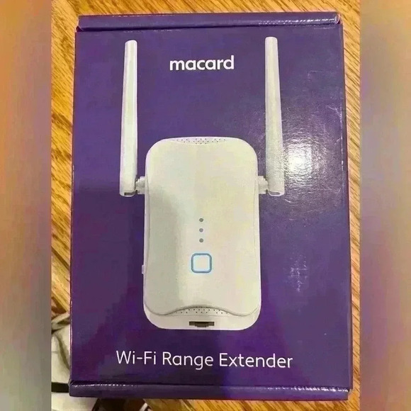 WiFi Range Extenders - Macard N300 White High Performance 300Mbps Wireless - Picture 1 of 4